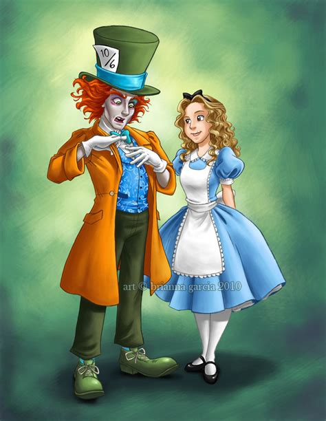 Mad Hatter and Alice - Alice in Wonderland (2010) Fan Art (35776619) - Fanpop