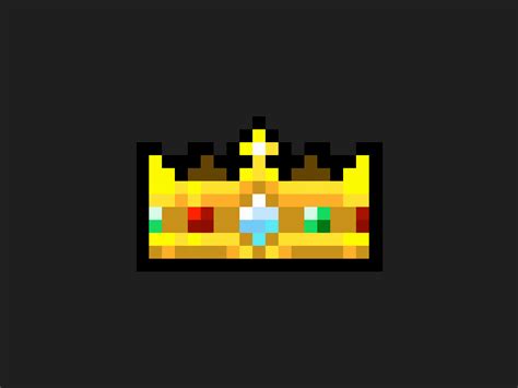 Pixel Art Crown by Sean Warton on Dribbble