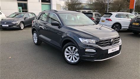 Brand New Volkswagen T-Roc SE 1.5TSI DSG in Urano Grey - Crewe Volkswagen - YouTube