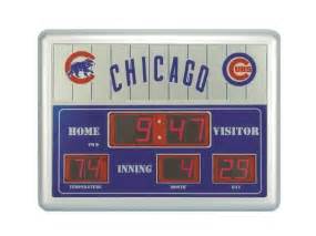 Chicago Cubs Scoreboard Clock