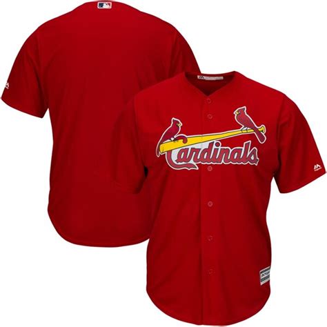 St. Louis Cardinals Majestic Cool Base Jersey - Red - Fanatics.com