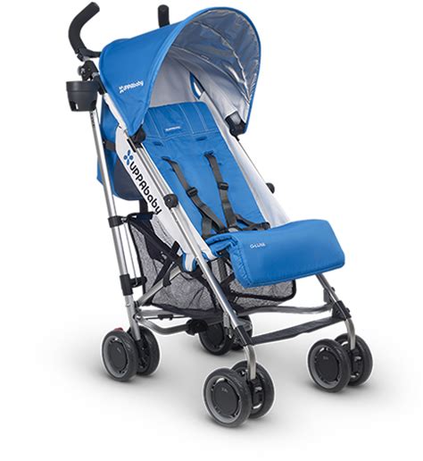 UPPAbaby G-Luxe-Georgie (Marine Blue/Silver) | Umbrella stroller lightweight, Umbrella stroller ...