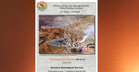 History of the Ajo Mining District, Pima County, Arizona – Arizona Daily Independent