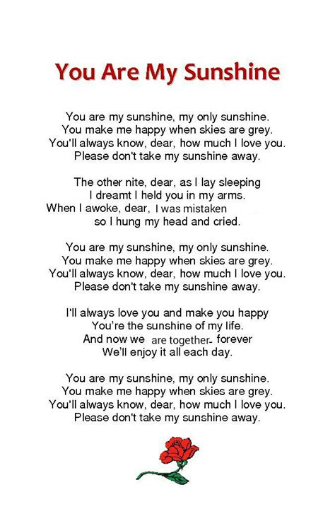 A Song for Bedtime: You Are My Sunshine