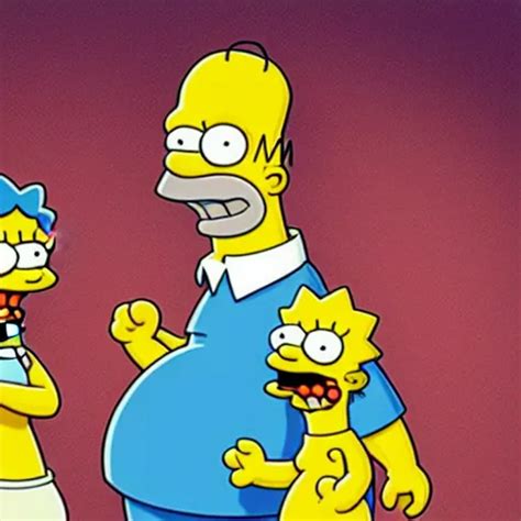 Concept art for the upcoming live action Simpsons movie | Stable Diffusion