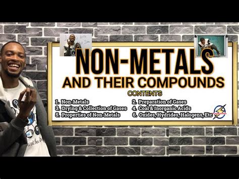 Non-Metals And Their Compounds (Video) - FlashLearners