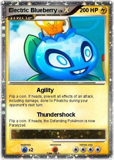 Pokémon Electric Blueberry 1 1 - Agility - My Pokemon Card