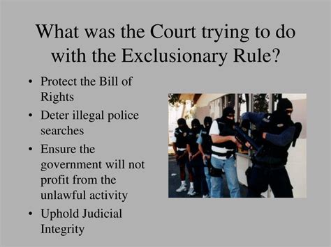 PPT - Exclusionary Rule PowerPoint Presentation - ID:252723