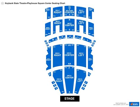 Keybank State Theatre-Playhouse Square Center Seating Chart ...