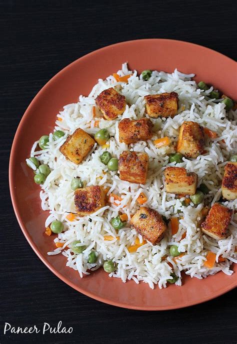 Paneer pulao recipe - Swasthi's Recipes