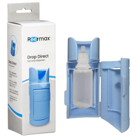 Peermax Drop Direct Eye Drop Dispenser – Eye drop guide aid for seniors and elderly, Assist ...