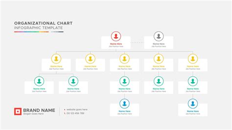 Organizational Chart, Tree Diagram, Dendrogram Business Infographic Template Design 21943285 ...