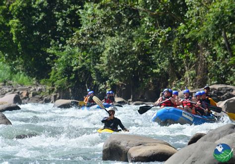 Sarapiqui River Rafting in Sarapiqui, Costa Rica. White water rafting.