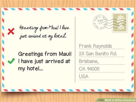 How to Write a Postcard (with Sample Postcards) - wikiHow