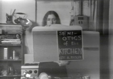 Martha Rosler invented the Semiotics of the Kitchen