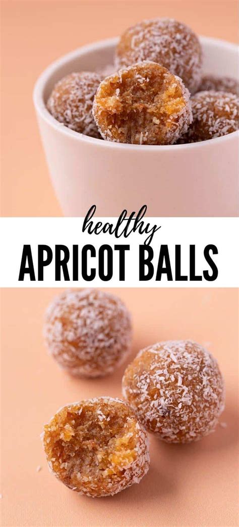 Easy Apricot Balls (Just 5 Ingredients) - Sweetest Menu