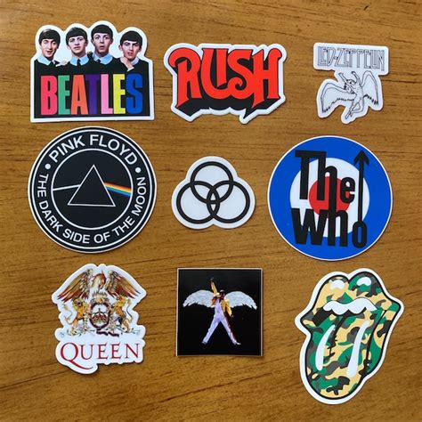 Rock Band Stickers - Etsy