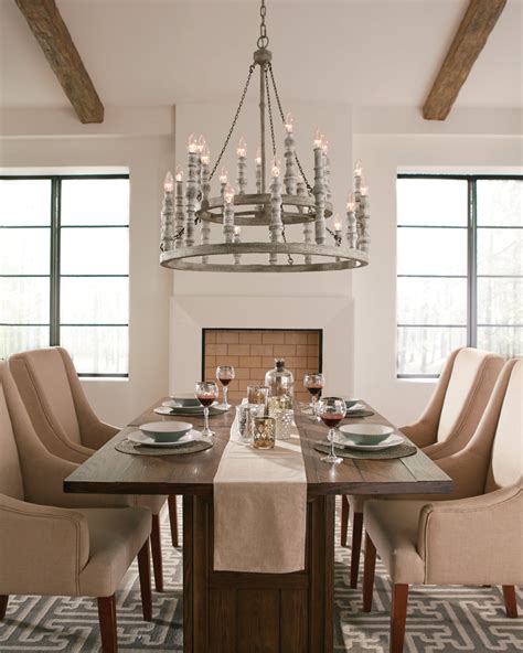 Norridge Chandelier in 2020 | Dining room lighting, Circular chandelier, Chandelier lighting