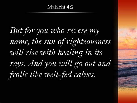 Malachi 4 2 The Sun Of Righteousness Will Rise Powerpoint Church Sermon | PowerPoint Templates ...