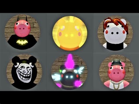 Find the Piggy Morphs | 6 New Piggy Morphs ( BAT, TROLL, GANGSTER, SUN ...