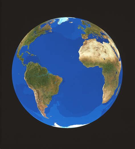 Satellite Image Of The Earth Photograph by Tom Van Sant, Geosphere Project/planetary Visions ...