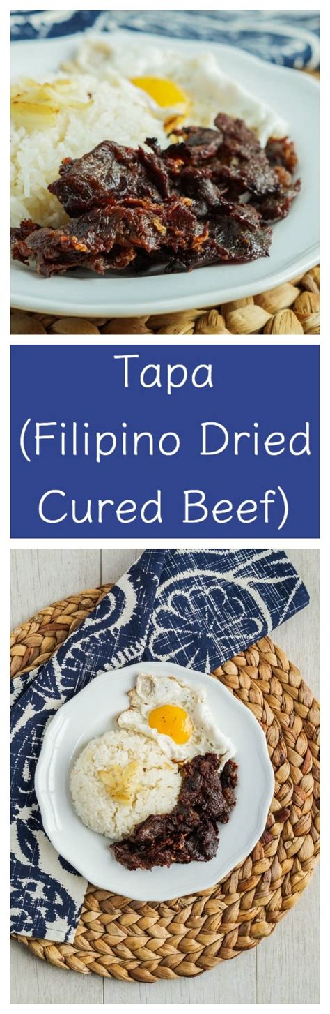 Tapa (Filipino Dried Cured Beef) #recipe #tapa #filipino #philippines # ...