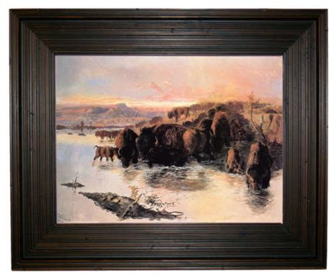 Buffalo Herd Painting at PaintingValley.com | Explore collection of ...