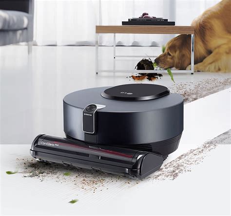 LG CordZero™ ThinQ Robotic Vacuum - Matte Grey (R975GM1) | LG USA