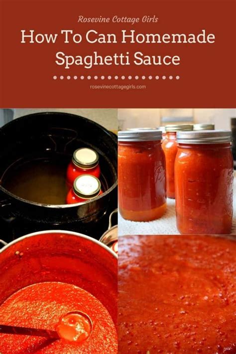 The Best Homemade Canned Spaghetti Sauce Recipe