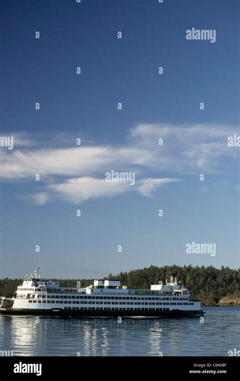 Island Ferry, Ferry, San Juan Islands, Washington Stock Photo - Alamy