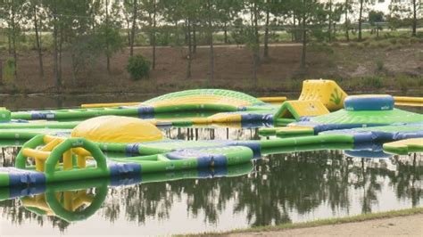 Massive floating obstacle course now open in North Myrtle Beach | WPDE