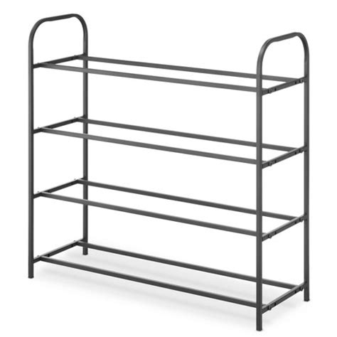 Whitmor 4 Tier Shoe Rack Black : Target