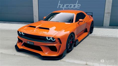 Dodge Challenger Demon Custom Wide Body Kit by Hycade Buy with delivery ...