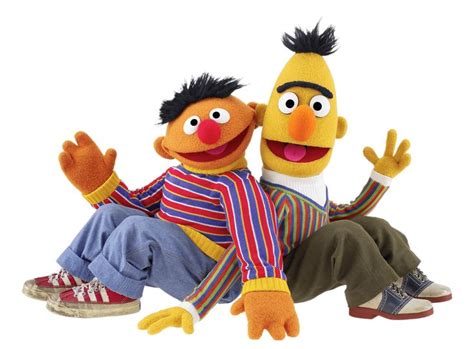 Sesame Street Bert and Ernie Sitting | Muppets, Sesame street, Bert & ernie