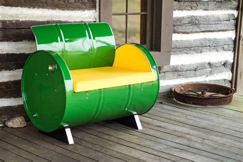 55-Gallon Steel Drums Repurposed into Impressive Furniture Collection ...