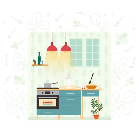 250+ Modern Kitchen At Night Stock Illustrations, Royalty-Free Vector Graphics & Clip Art - iStock