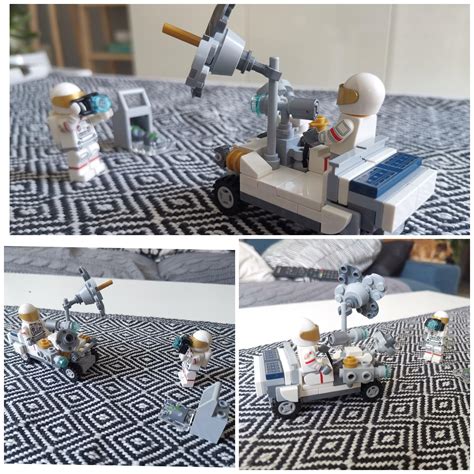 First MOC. Made this Lunar Rover with what I had (not Much). Goes well with 10266. : r/lego