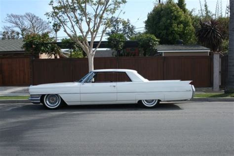 1964 Cadillac Coupe DeVille White Red Interior