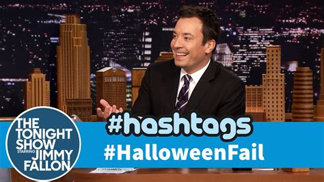 Hashtags: #HalloweenFail | Jimmy fallon, Jimmy fallon funny, Tonight show