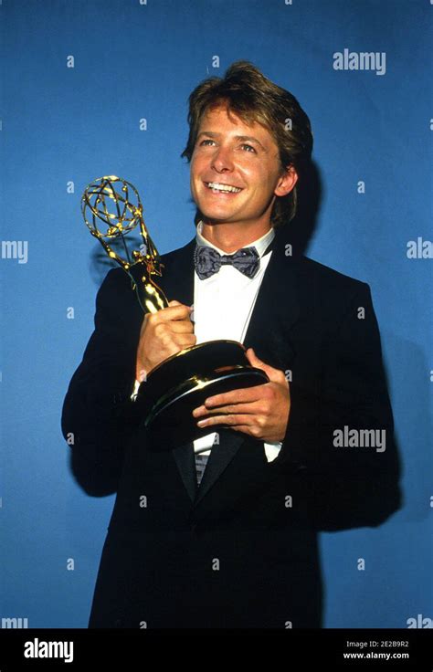 Michael J. Fox At The 1986 Emmy Awards Credit: Ralph Dominguez ...