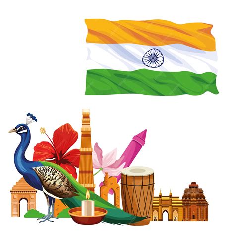 Premium Vector | India travel and tourism