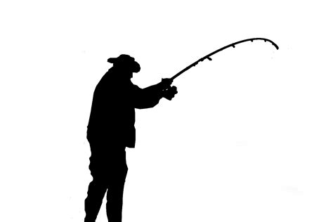 Angler Silhouette Free Stock Photo - Public Domain Pictures