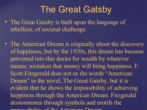 Quotes From The Great Gatsby About The American Dream - stonespecification