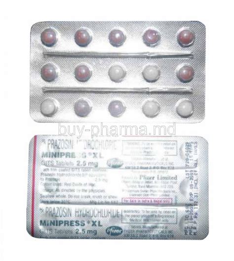 Buy Prazosin Hydrochloride Online Prazocine