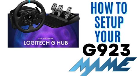 How to setup G923 in MAME | MAME Steering Wheel setup | Logitech G923