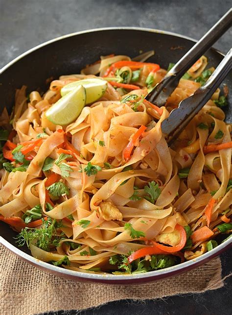 Pad Thai Noodles (Easy Pad Thai) - Savory Bites Recipes - A Food Blog with Quick and Easy Recipes