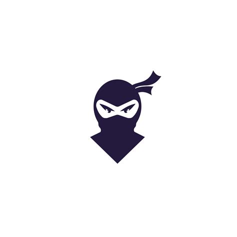 Ninja vector logo design template. 11468026 Vector Art at Vecteezy