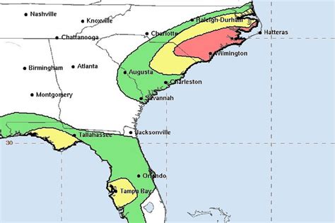 Hurricane Idalia Tracker Map Shows Flood Risks as Carolinas Impacted ...