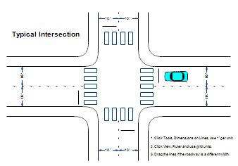 Highway Intersection Diagram