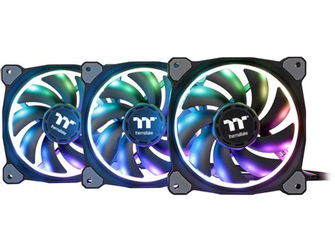 Thermaltake Riing Plus 12 RGB 120mm Computer Case Fans - Triple Pack